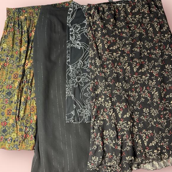 Vtg Women’s Cottagecore Fairy Grunge Lot Bundle Clothing L/XL 24 Pc Skirt Dress - Picture 7 of 14
